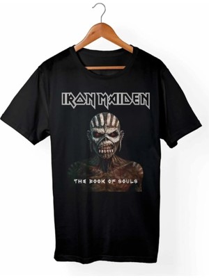  Unisex Siyah Iron Maiden T-Shirt