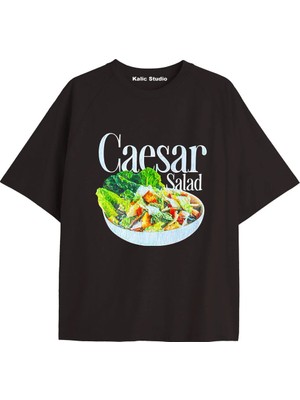  Y2K Vintage Pickles Baskılı Siyah T-Shirt Kod 239