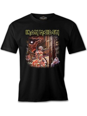  Iron Maiden - Somewhere In Time Siyah Erkek Tshirt