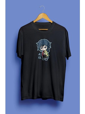  Oversize Demon Slayer Giy? Tomioka Özel Tasarım Anime Tişört
