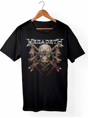  Megadeth Unisex Siyah Tişört