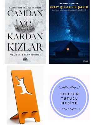Martı Yayınları Camdan ve Kardan Kızlar - Melissa Bashardoust + Kuzey Işıklarının Şarkısı + Telefon Tutucu