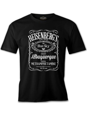  Breaking Bad - Heisenberg's Siyah Erkek Tshirt