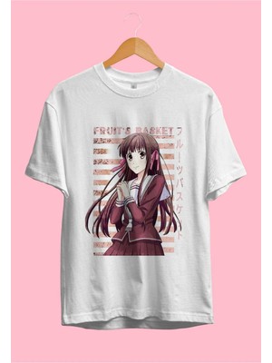  Oversize Fruits Basket Tohru Honda Özel Tasarım Anime Tişört