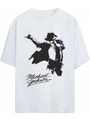  Michael Jackson Unisex Oversize %100 Pamuklu T-Shirt