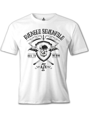  Avenged Sevenfold - Hail To The King Beyaz Erkek Tshirt