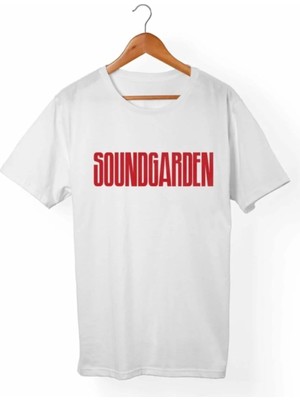  Unisex Beyaz Soundgarden T-Shirt