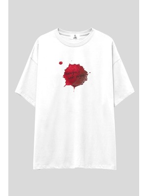  Dexter T-Shirt | Unisex %100 Pamuk Siyah & Beyaz Çift Baskılı Tasarım Tee