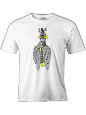  Zebra - Potikare Beyaz Erkek Tshirt