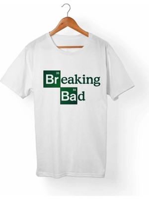  Unisex Beyaz Breaking Bad Heinsenberg T-Shirt