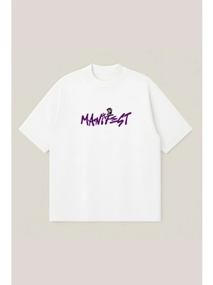  Manifest Hilal Powerpuff Girl Oversize Boxy Kesim Unisex %100 Pamuklu Baskılı Tshirt | Streetwear
