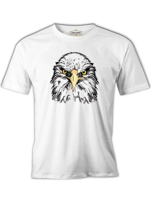  Kartal - Yüz Beyaz Erkek Tshirt