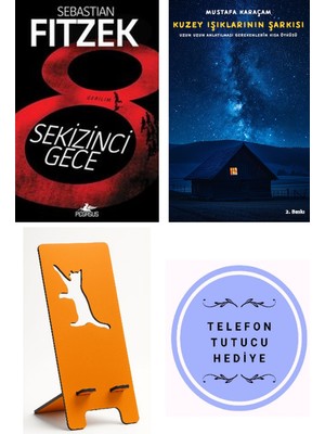 Pegasus Sekizinci Gece - Sebastian Fitzek + Kuzey Işıklarının Şarkısı + Telefon Tutucu