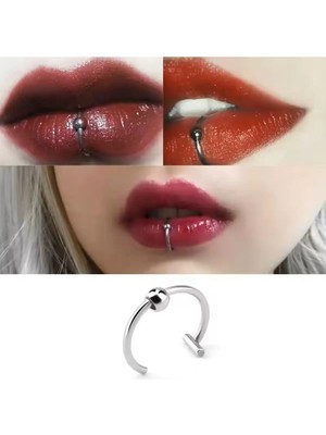 12MM Çelik Halka Dudak Piercing Sıkıştırma
