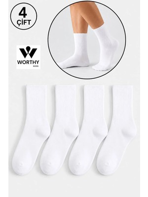 Worthy Socks 4'lü Atletik Spor Tenis Kolej Çorap