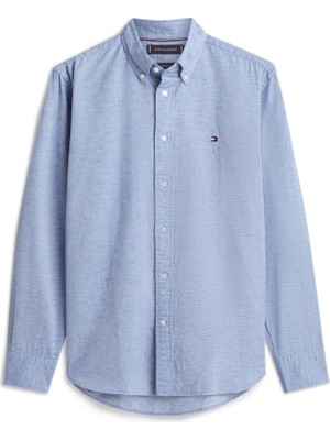 Tommy Hilfiger Brushed Lınen Twıll Rf Shırt