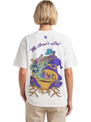 Rook The Crow's Lab Ön ve Arka Dtf Baskılı T Shirt - Kadın