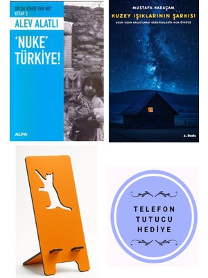 Or'da Kimse Var Mı? Kitap 2 - Nuke Türkiye - Alev Alatlı + Kuzey Işıklarının Şarkısı + Telefon Tutucu