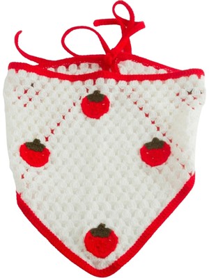 İlkyaz Fashion Çilek Örme Bohem Bandana