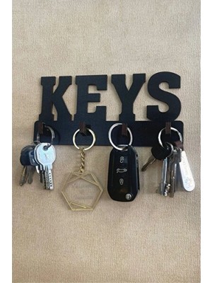 Empressco Şık Ahşap Anahtar Askısı ve Key Holder, Pratik ve Estetik Tasarım