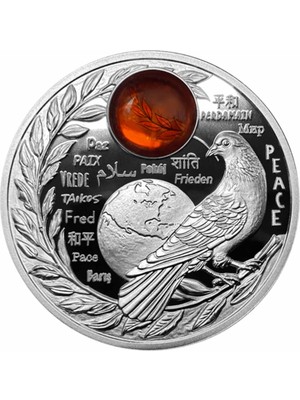 Mennica Polska AgaKulche Dünya Barışı Gümüş Sikke Coin