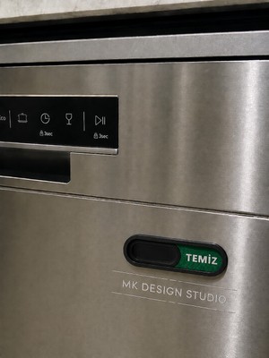 Bulaşık Makinesi Durum Göstergesi Kaydırmalı Magnet-Temiz Kirli Göstergeli Manyetik Magnet -