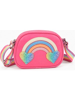İcone Bag Gökkuşağı Nakışlı Kız Çocuk Çantası