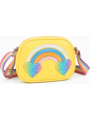 İcone Bag Gökkuşağı Nakışlı Kız Çocuk Çantası