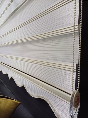 Empressco Zebra Perde Gold Simli Jakarlı Yeni Sezon, En x Boy Seçenekleri
