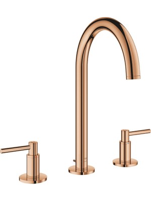 Grohe 20649DA0 Atrio 3 Delikli Ankastre Lavabo Bataryası, L Boyut