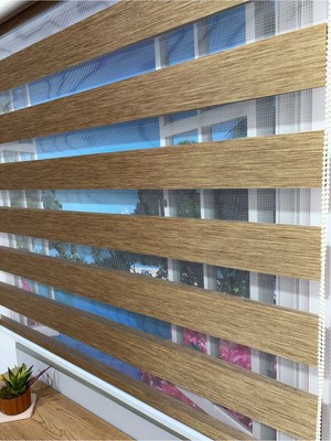 Empressco Bambu Zebra Stor Perde Etek, Şık ve Doğal Dekorasyon Için Ideal