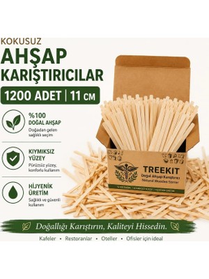 Ahşap Çay Karıştırıcı
