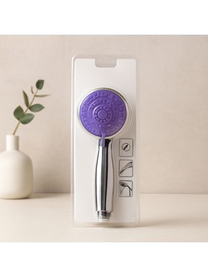 Akıllı Bayi Küçük 8 cm Kademeli Krom Duş Başlığı Aby