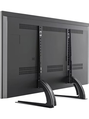 GreaTech 32-75'' Evrensel Masaüstü Tv LCD LED Standı Ayarlanabilir Çelik Sabit Ekran Tv Standı