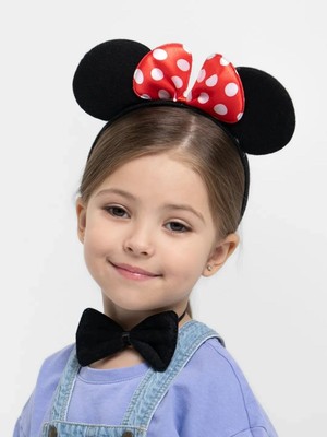 Aydogan's Ayd Minnie Mouse Kostüm Seti Taç Kuyruk Papyon Gösteri Seti