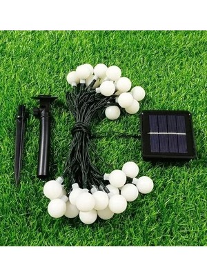 Aydogan's Ayd Solar 5m 28 LED Top Gün Işığı Siyah Kablolu