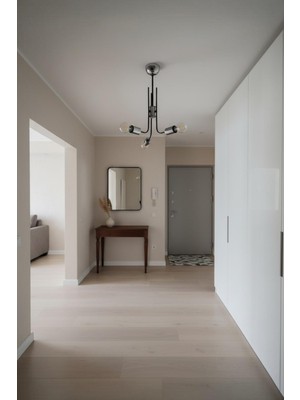Elizim Home Lighting Bella 3 Kollu Krom Detaylı Avize