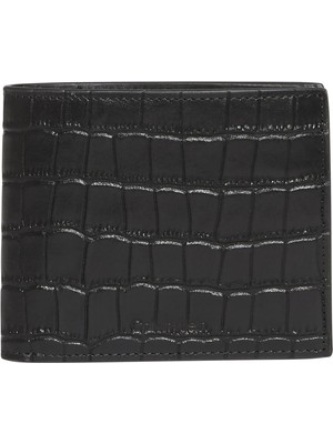 Calvin Klein Croc Embossed Bıllfold W/ Coın