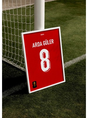 Arda Güler 8 Türkiye Poster Tablo (Çerçeveli)