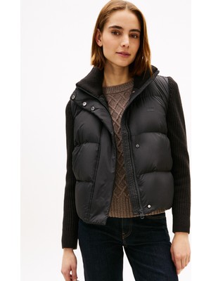 Tommy Hilfiger Modern Down Knıt Mıx Reg Jacket