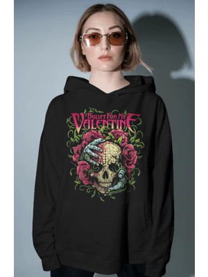 Sevbano Bullet For My Valentine Rock Metal Müzik Grubu Ön Baskılı Unisex Oversize Premium Hoodie