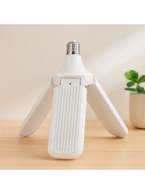 Ulugo 3 Kollu Pervane LED Ampul 24W E27 Beyaz (50'li)