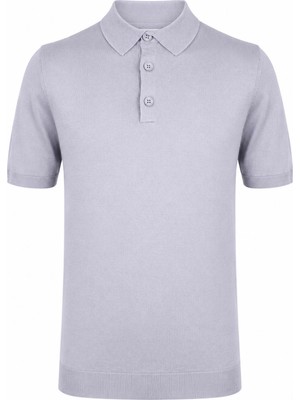 Trender 18229 Yarım Patlı Gri Erkek T-Shirt 26YGT3000008