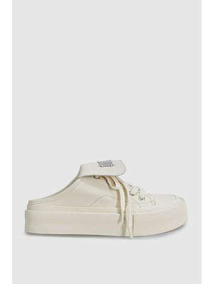 Lufian Davina Sneaker Terlik Ekru