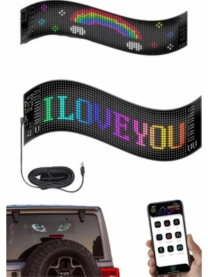 Armüz Digital Araba Yazısı Ekran Matrix En Büyük Boy Matrix LED Panel 19*96 Pıxel