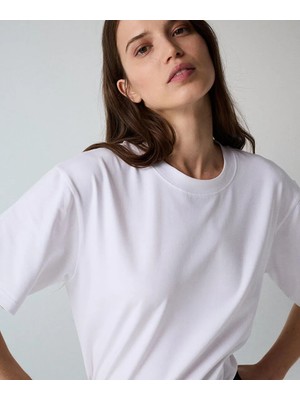 İpekyol Bisiklet yaka basic tişört IW6260070184018