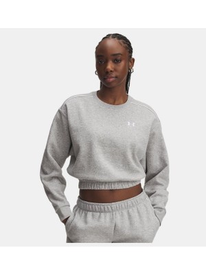 Under Armour Kadın UA Rival Fleece Piped Crew Sweatshirt