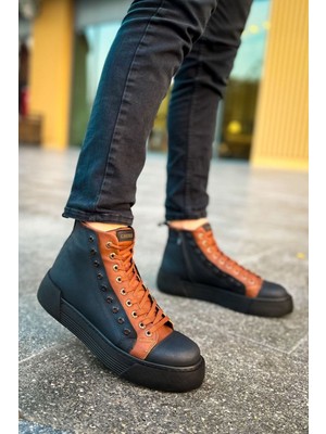 Nemere CH167 - Gst Blazer Erkek Bot Sıyah/taba