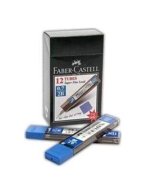 Faber-Castell Süper Fine Min 2B 0.7 mm 12 Tüplük Kutu (75 mm)