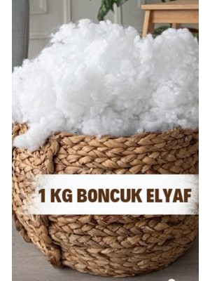 Empressco Yumuşak ve Hafif %100 Boncuk Elyaf Dolgu 1 Kg, Yastık ve Yatak Malzemesi